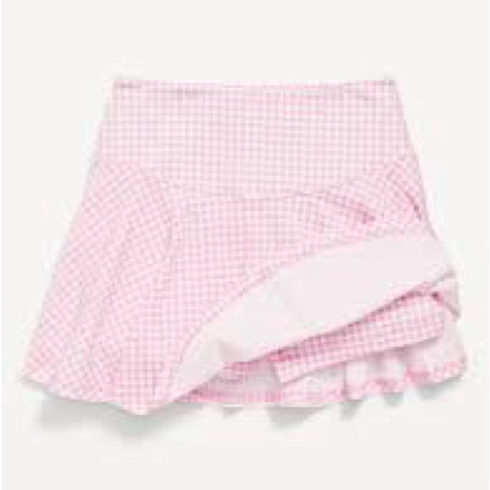 Old Navy Pink Checkered Skirt